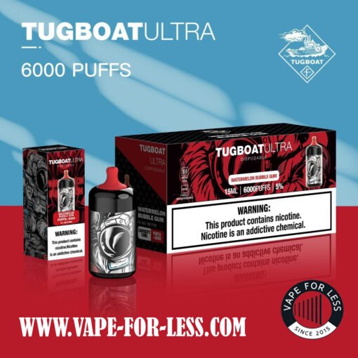 tugboat-ultra-6000-puffs-watermelon-bubblegum