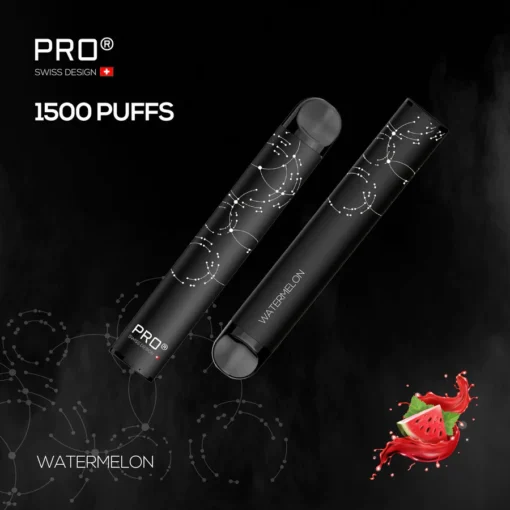 SWISS PRO DISPOSABLE POD SYSTEM Watermelon- 1500 PUFFS - 20 MG