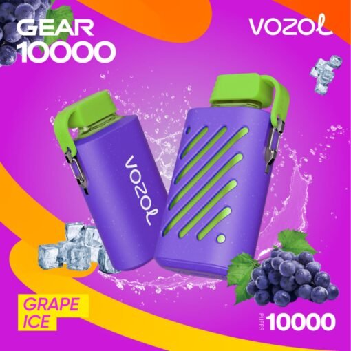 VOZOL GEAR 10000 DISPOSABLE Vape GRAPE ICE