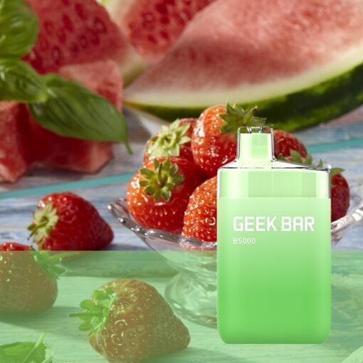 Geek Bar B5000 Rechargeable Disposable Strawberry Watermelon Bubblegum IN DUBAI 20MG