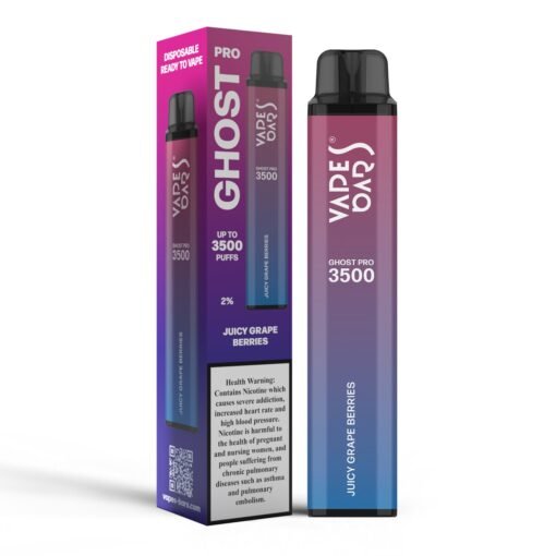 Vape Bar Ghost Pro 3500 Puffs Disposable Vape JUICY GRAPE BERRIES