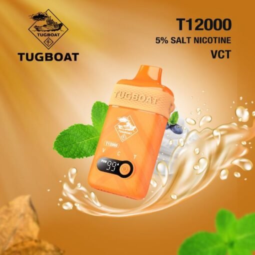 Tugboat-T12000- Disposable-Vape- -(12,000 Puffs)-IN -DUBAI-ORIGINAL