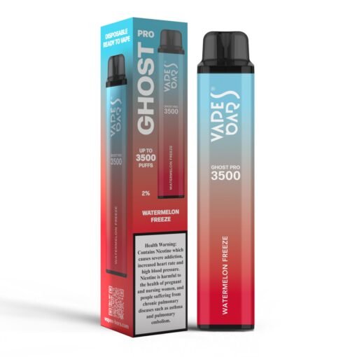 Vape Bar Ghost Pro 3500 Puffs Disposable Vape WATERMELON FREEZE