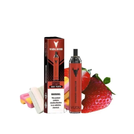 VUDU Boss 5000 Puffs Disposable Strawberry Bubblegum