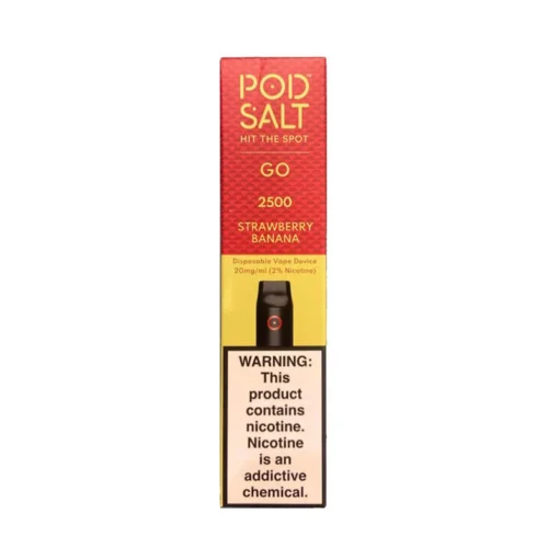 POD SALT GO Strawberry Banana-20MG/ML-2500 PUFFS (Copy)