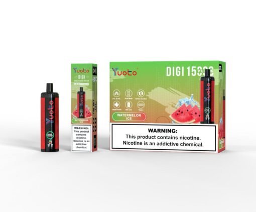 Yuoto DIGI 15000 Puffs Water Melon Ice Disposable Vape In Dubai