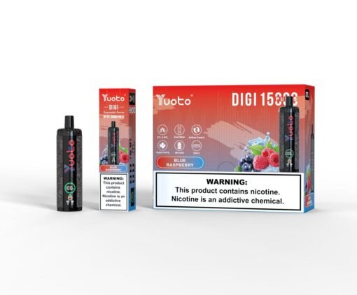 Yuoto DIGI 15000 Puffs Blue Raspberry Disposable Vape In Dubai