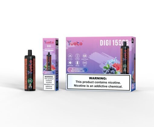 Yuoto DIGI 15000 Puffs Blueberry watermelon Disposable Vape In Dubai