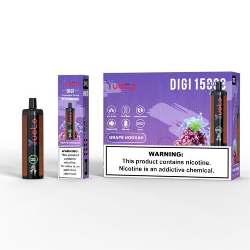 Yuoto DIGI 15000 Puffs Grape Hookah Disposable Vape In Dubai