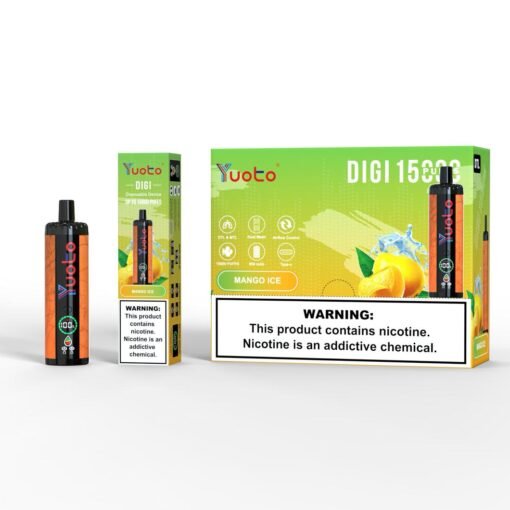 Yuoto DIGI 15000 Puffs Mango Ice Disposable Vape In Dubai