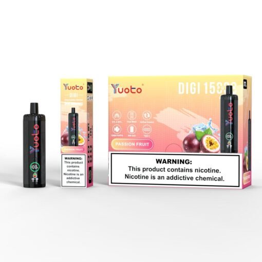 Yuoto DIGI 15000 Puffs Passion fruit Disposable Vape In Dubai