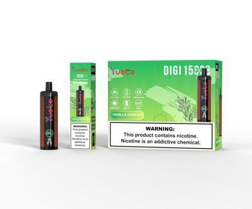 Yuoto DIGI 15000 Puffs Vanilla Hookah Disposable Vape In Dubai