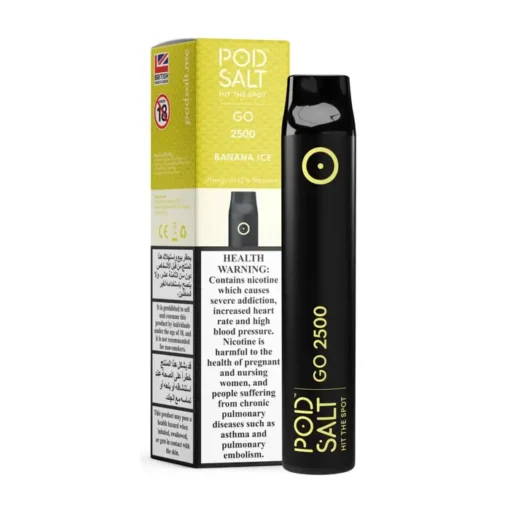 POD SALT GO BANANA ICE-20MG/ML-2500 PUFFS