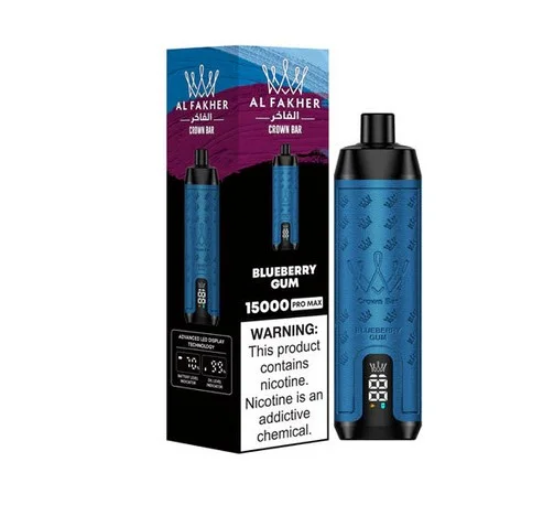 ALFAKHER CROWN BAR 12000 PUFFS BLUEBERRY GUM